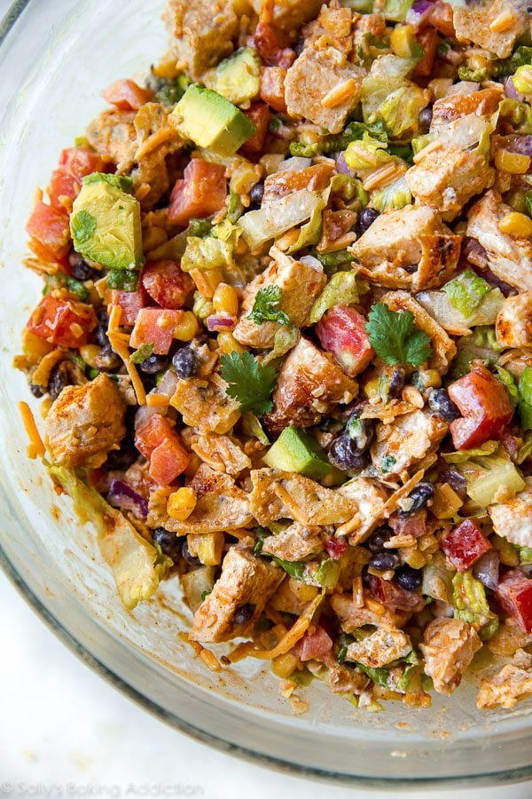 southwestern chicken salad recipe