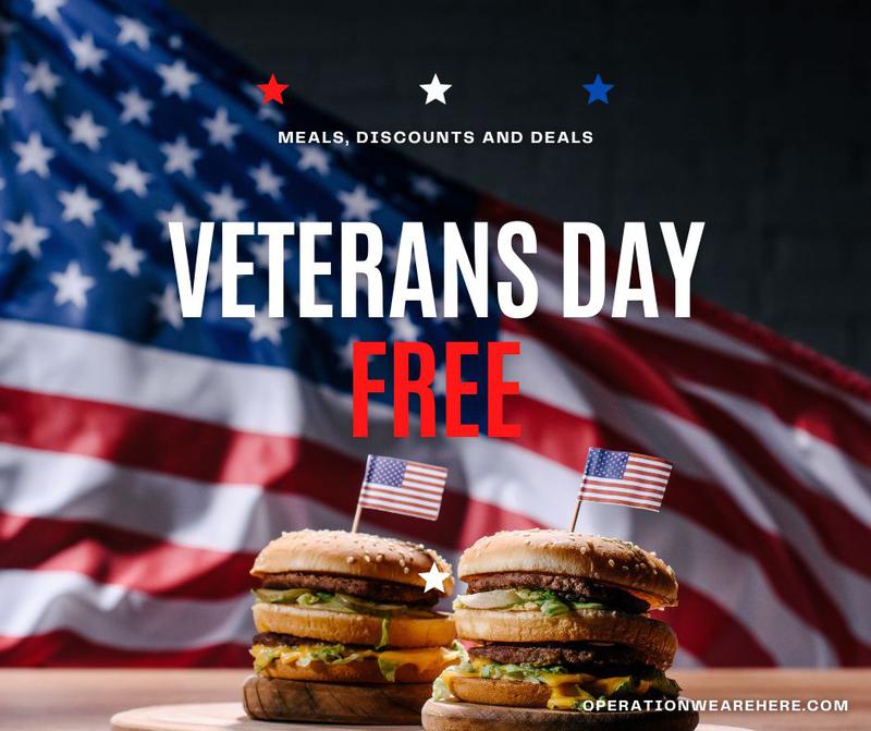 veterans day free meals arizona