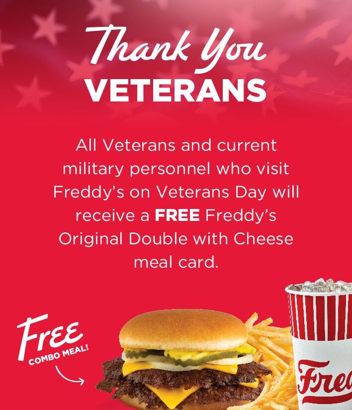 veterans day free meals arizona