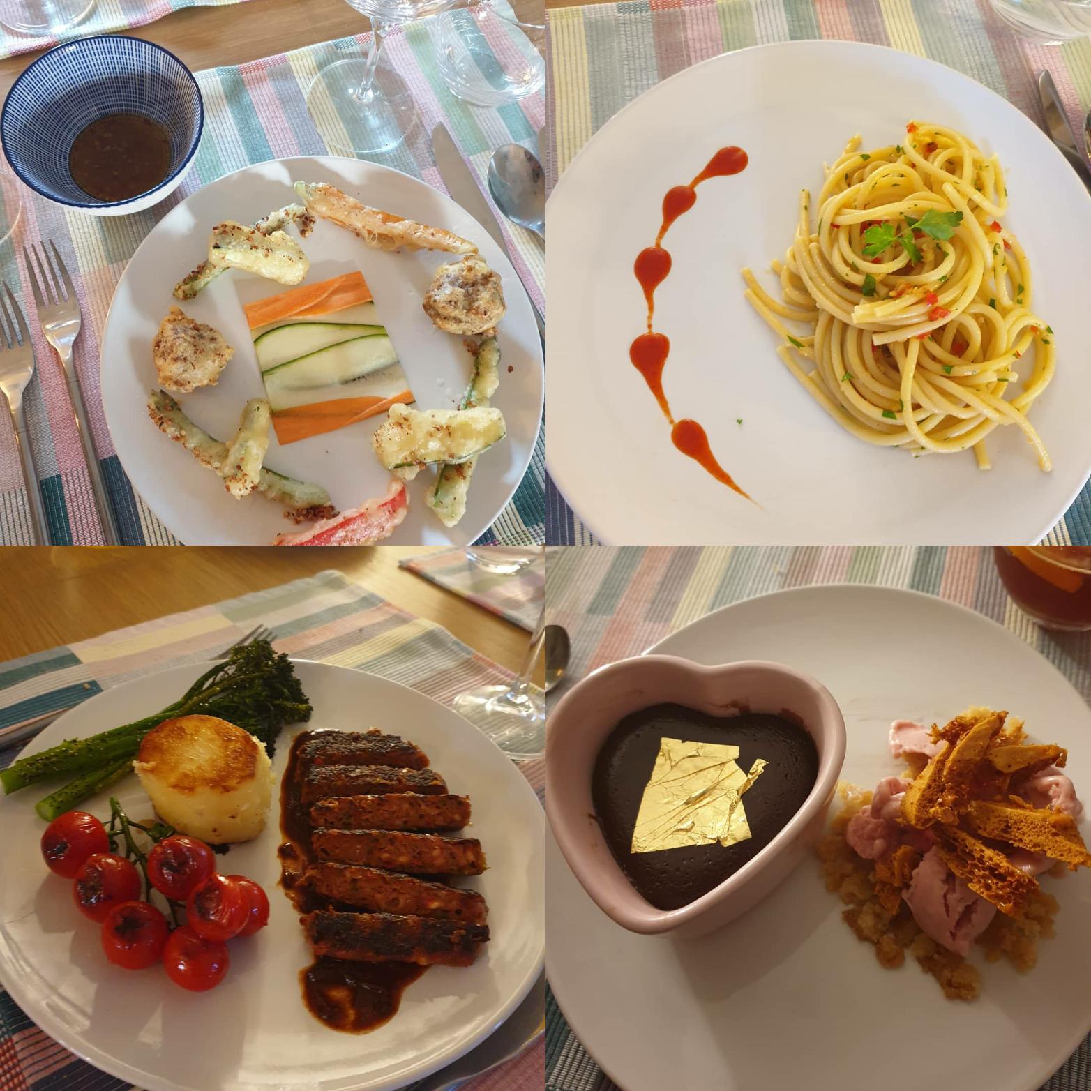 four course meal ideas