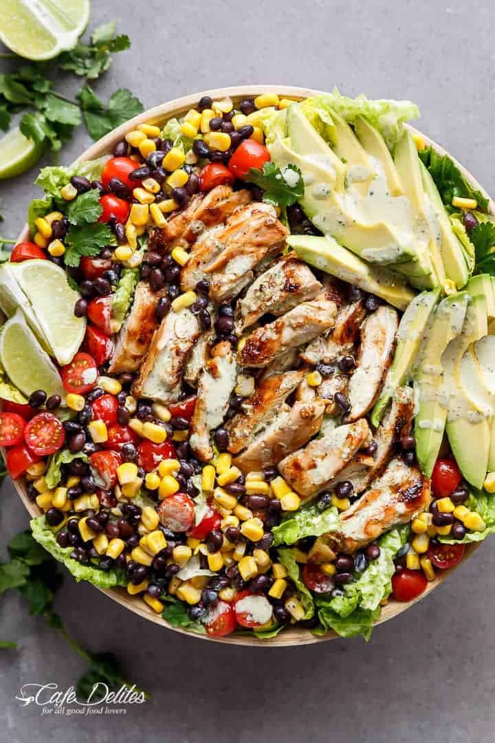 southwestern chicken salad recipe