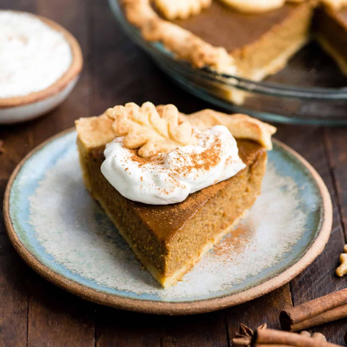 recipe for dairy free pumpkin pie