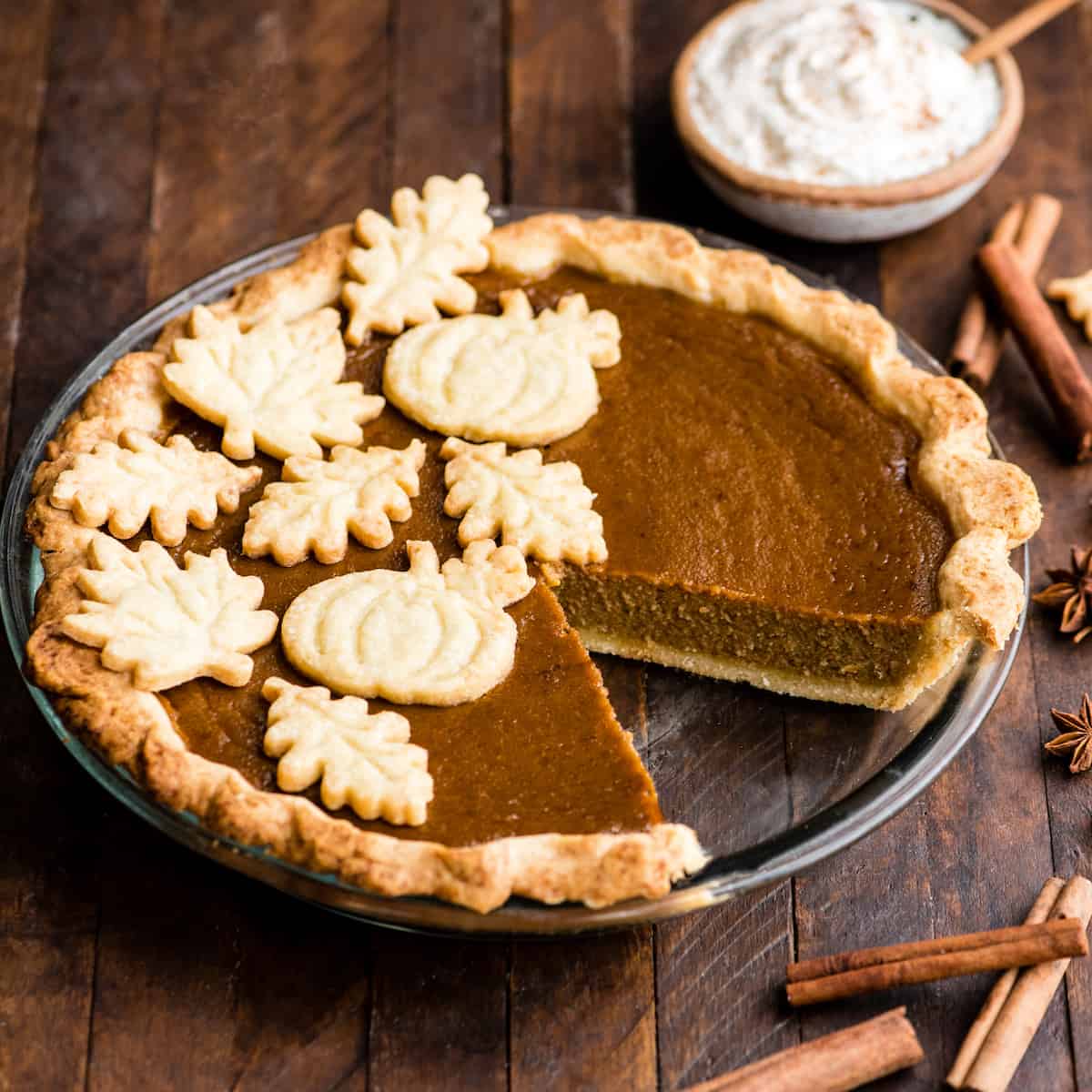 recipe for dairy free pumpkin pie
