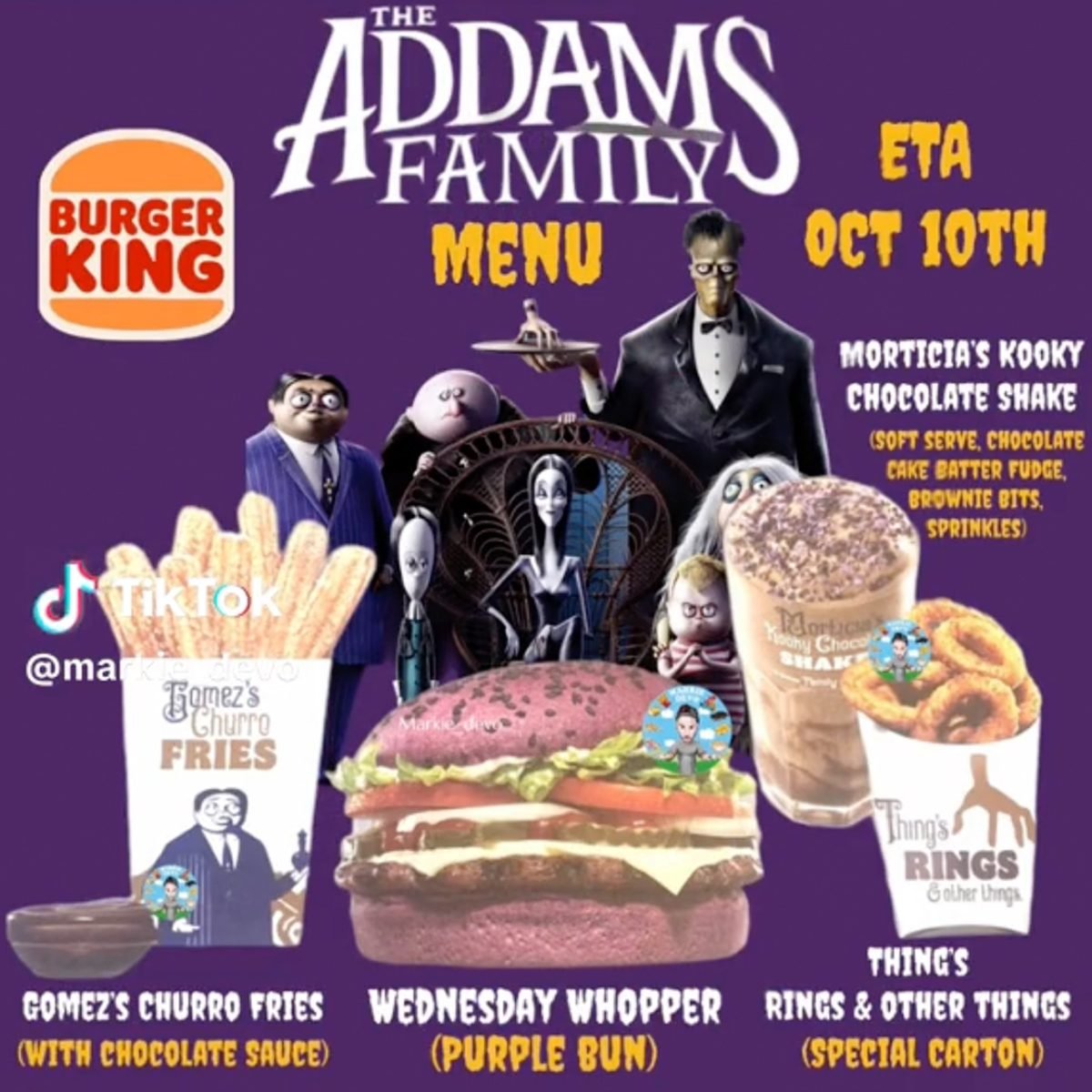 addams family meal price