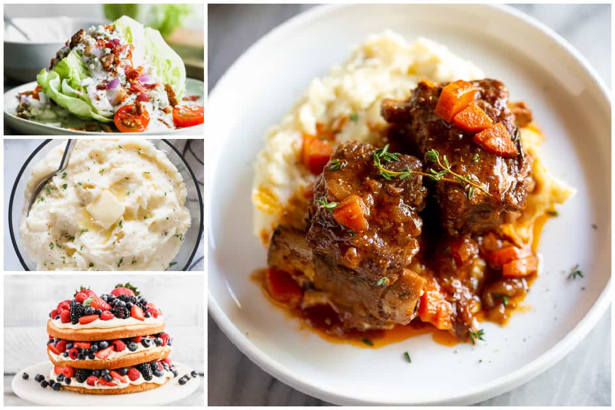 three course meal recipes