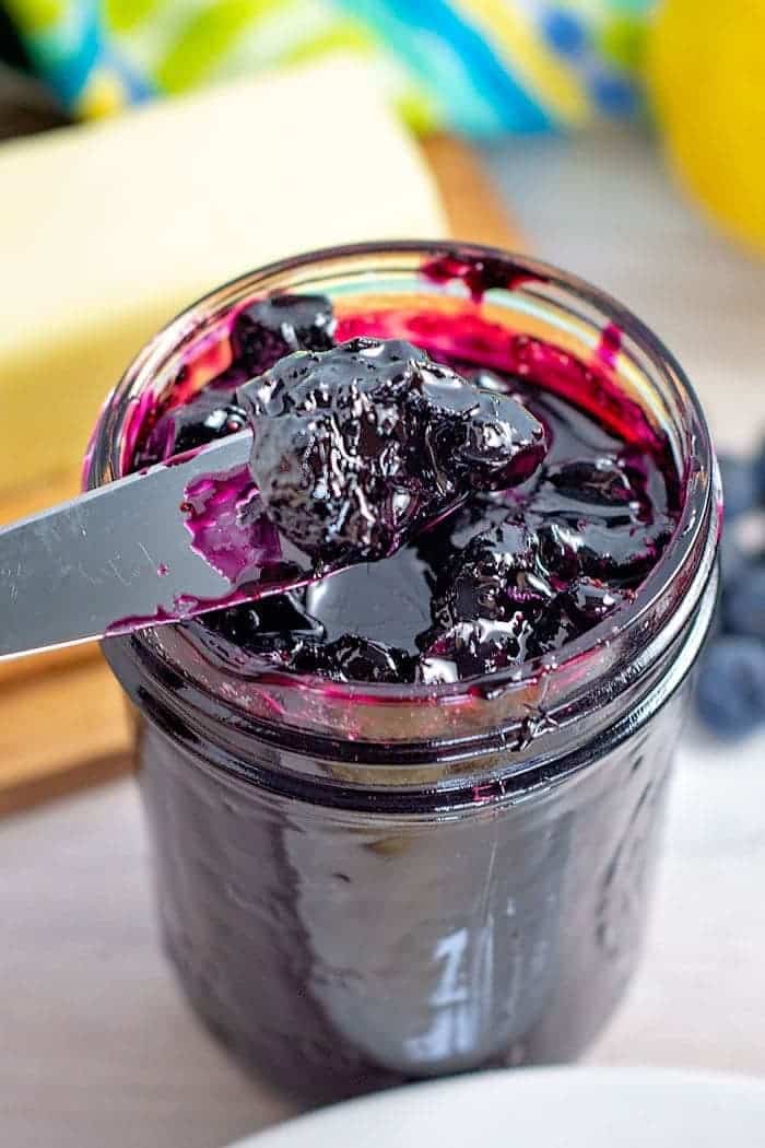 blueberry jam recipe without pectin