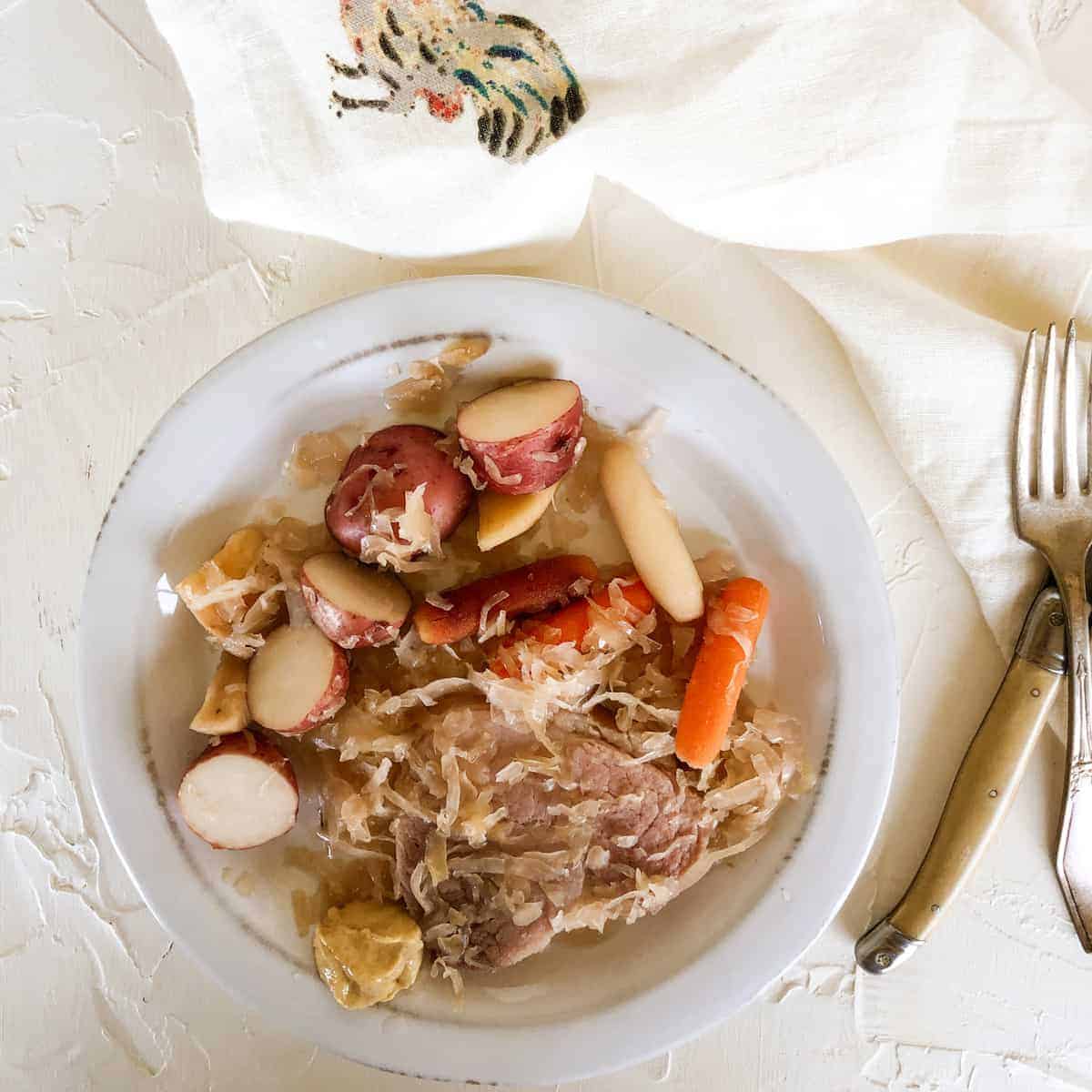 ham steak crock pot recipe