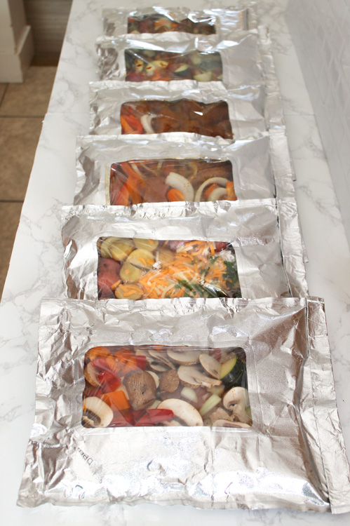prep camping meals