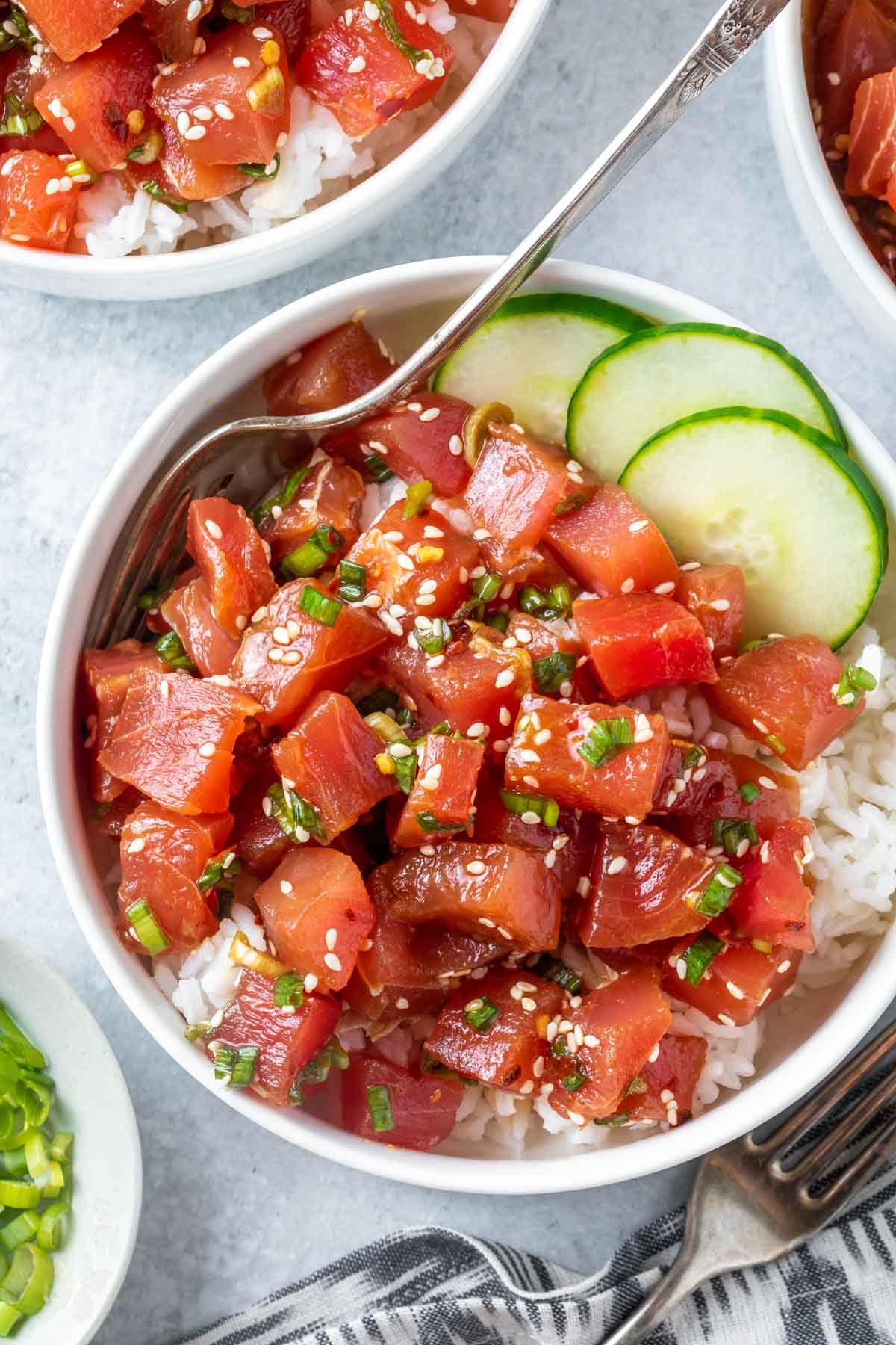 yellowfin poke recipe