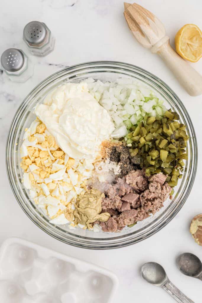 tuna salad recipe with egg and relish