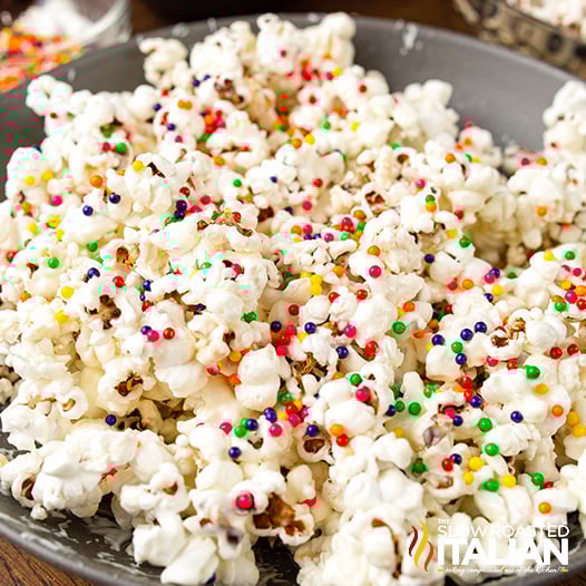 recipe for popcorn and white chocolate