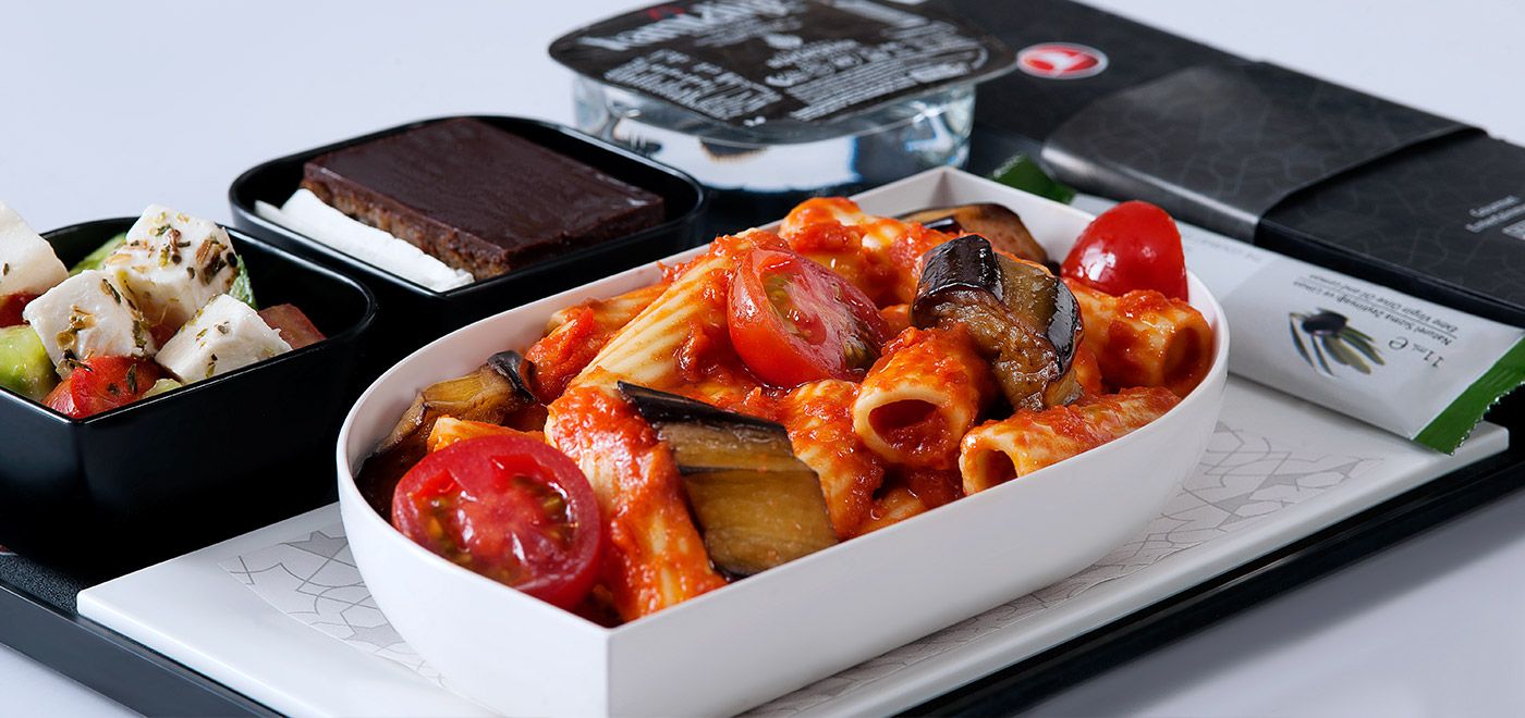 turkish airlines meal selection