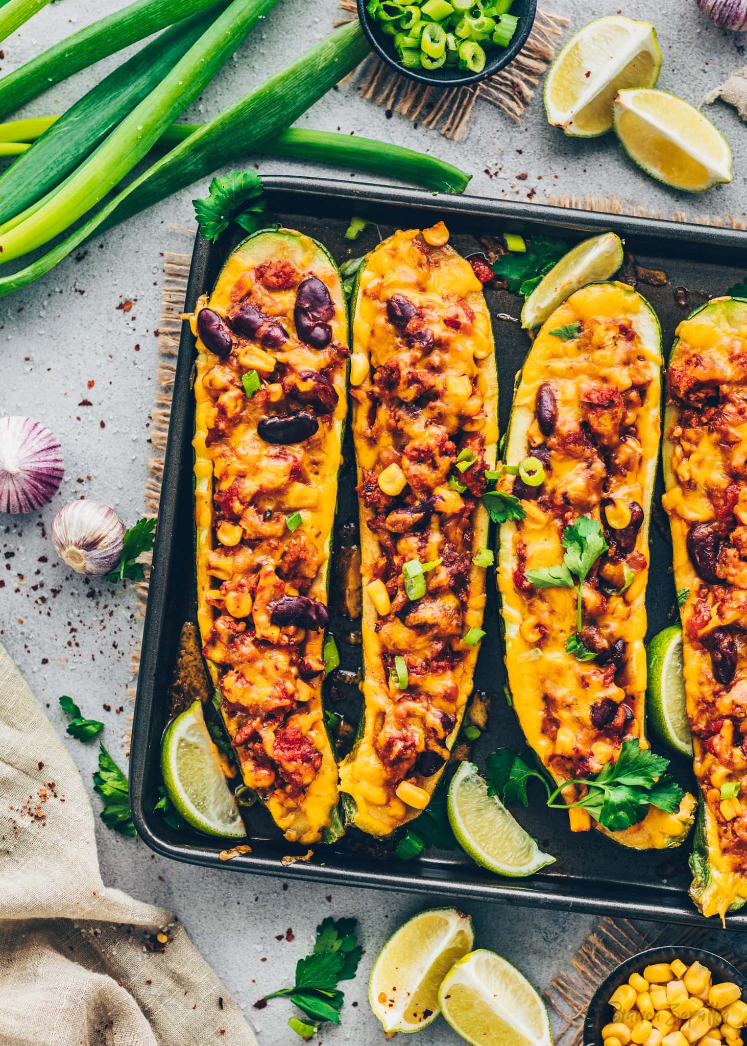 vegetarian stuffed zucchini recipes