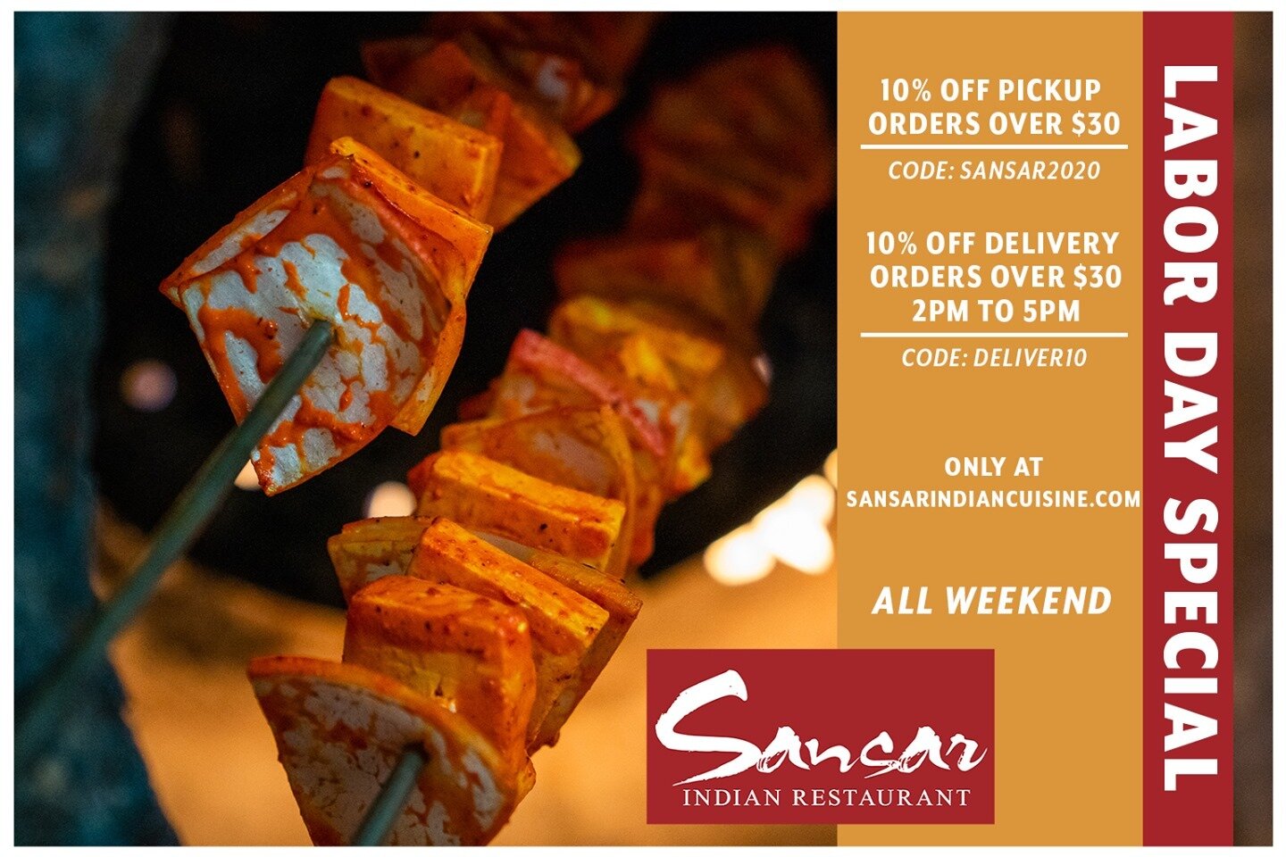 sansar indian cuisine menu
