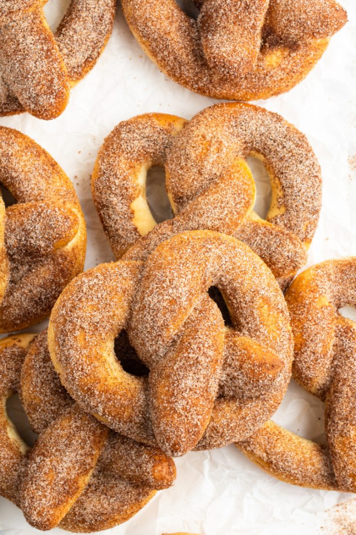 sugar cinnamon pretzel recipe