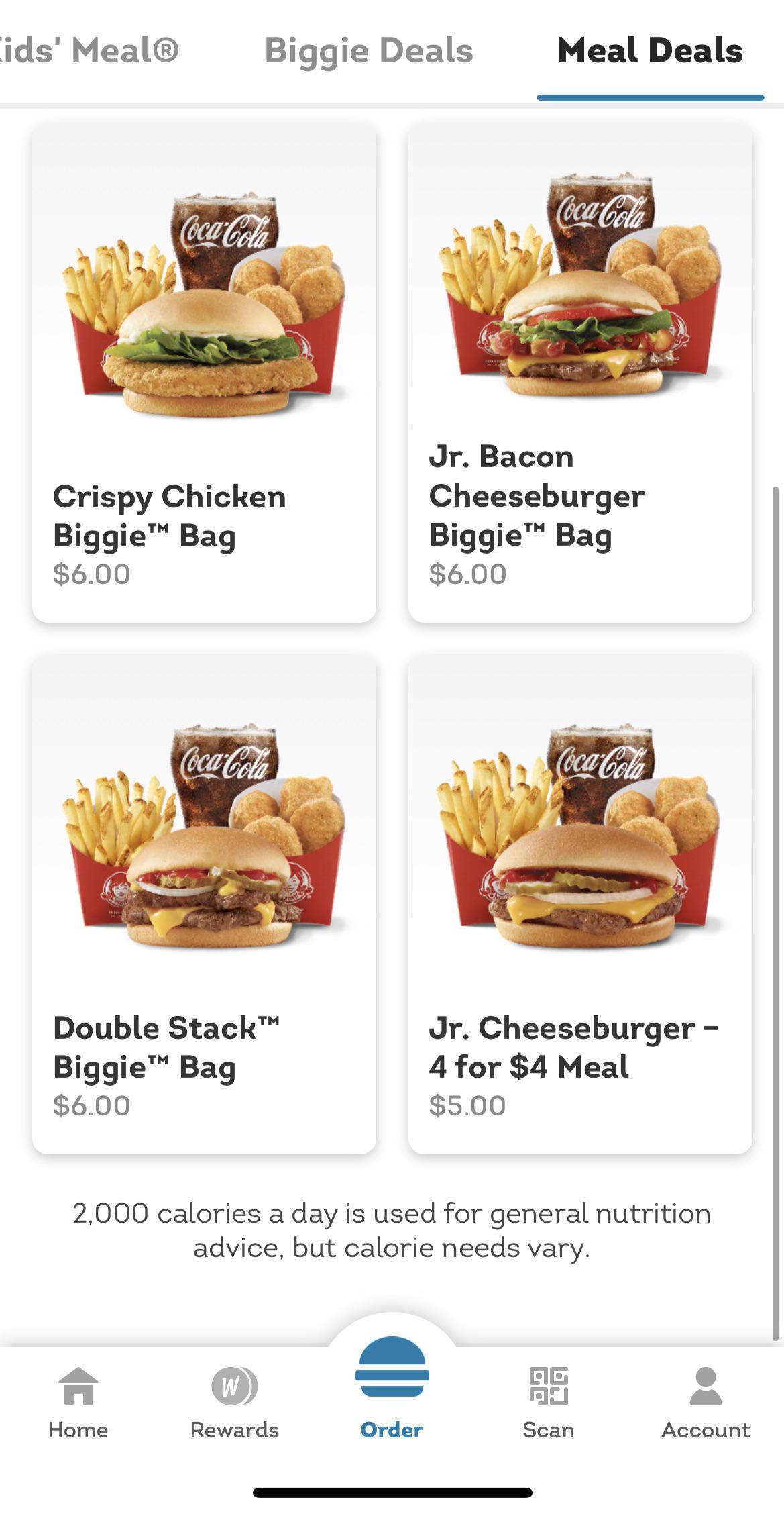 wendys $4 meal deal