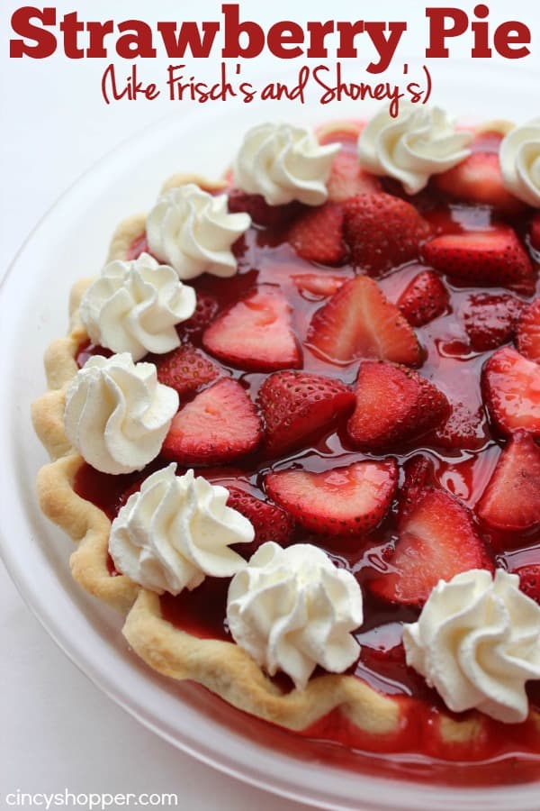 shoney strawberry pie recipe