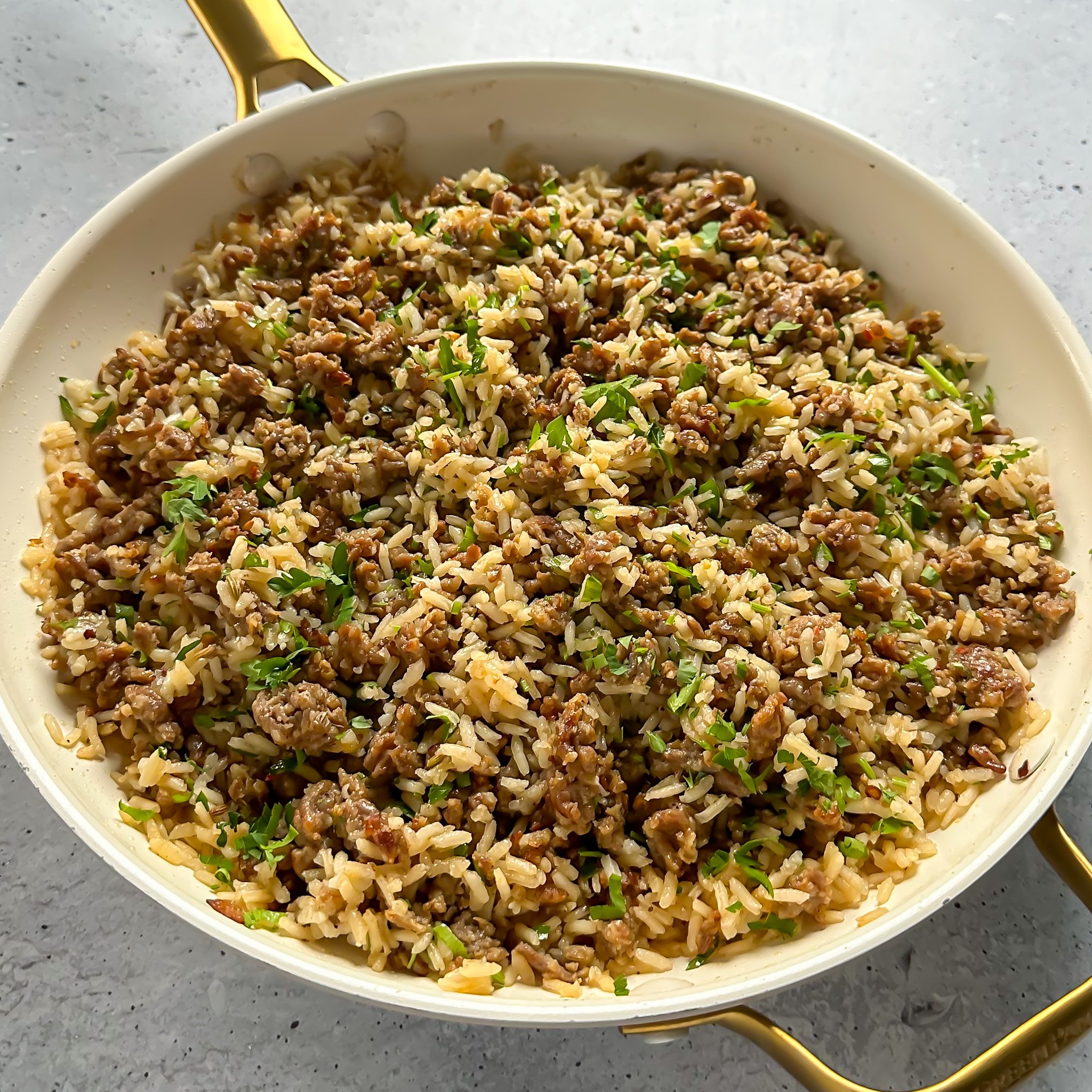 recipe using italian sausage and rice