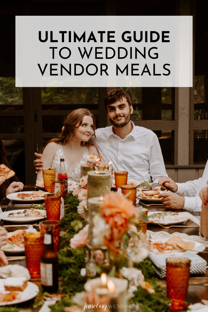 vendor meals wedding