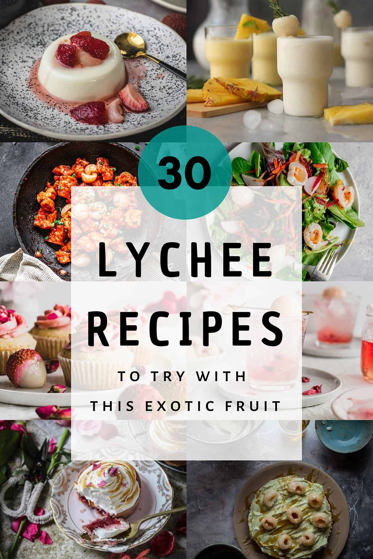 recipes using lychees