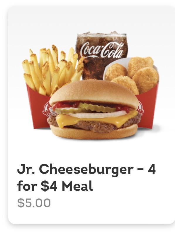 wendys $4 meal deal