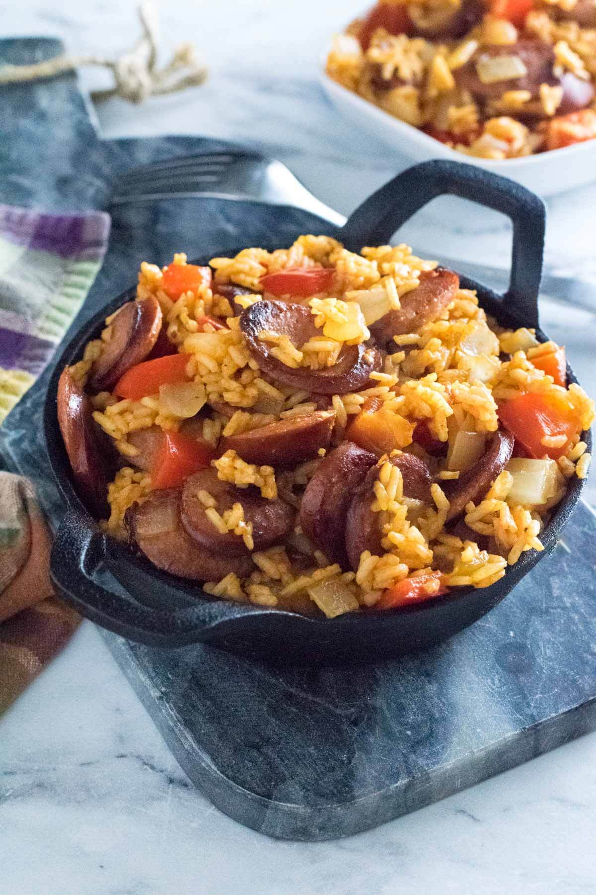 polish kielbasa recipes with rice