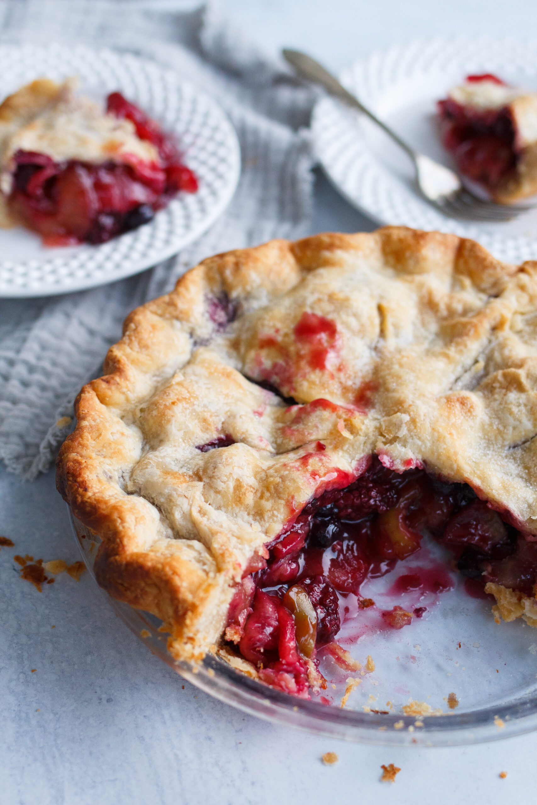 apple blueberry pie recipe
