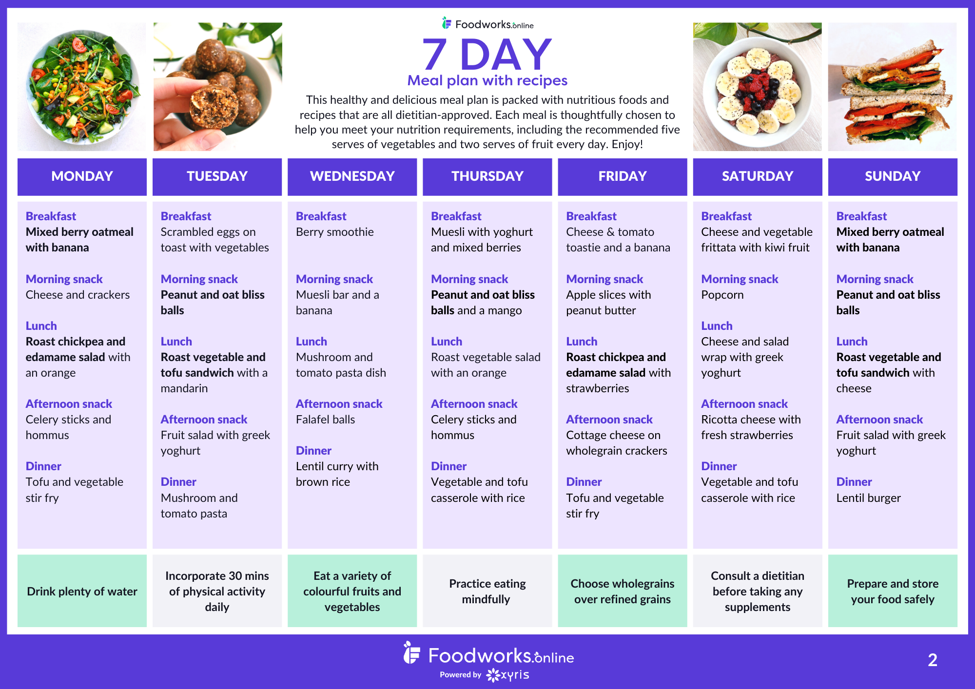 planning healthy meals pdf