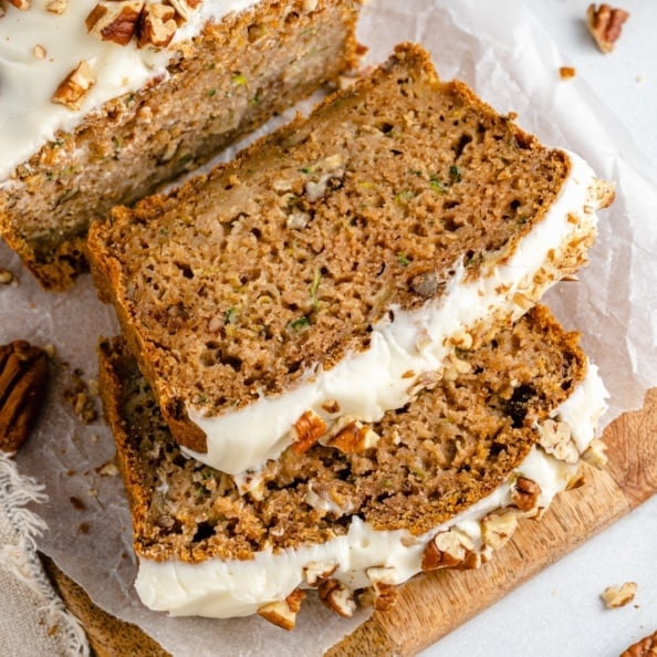 zucchini bread recipe made with applesauce