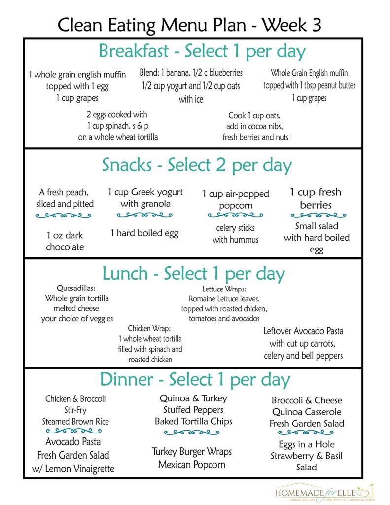 planning healthy meals pdf