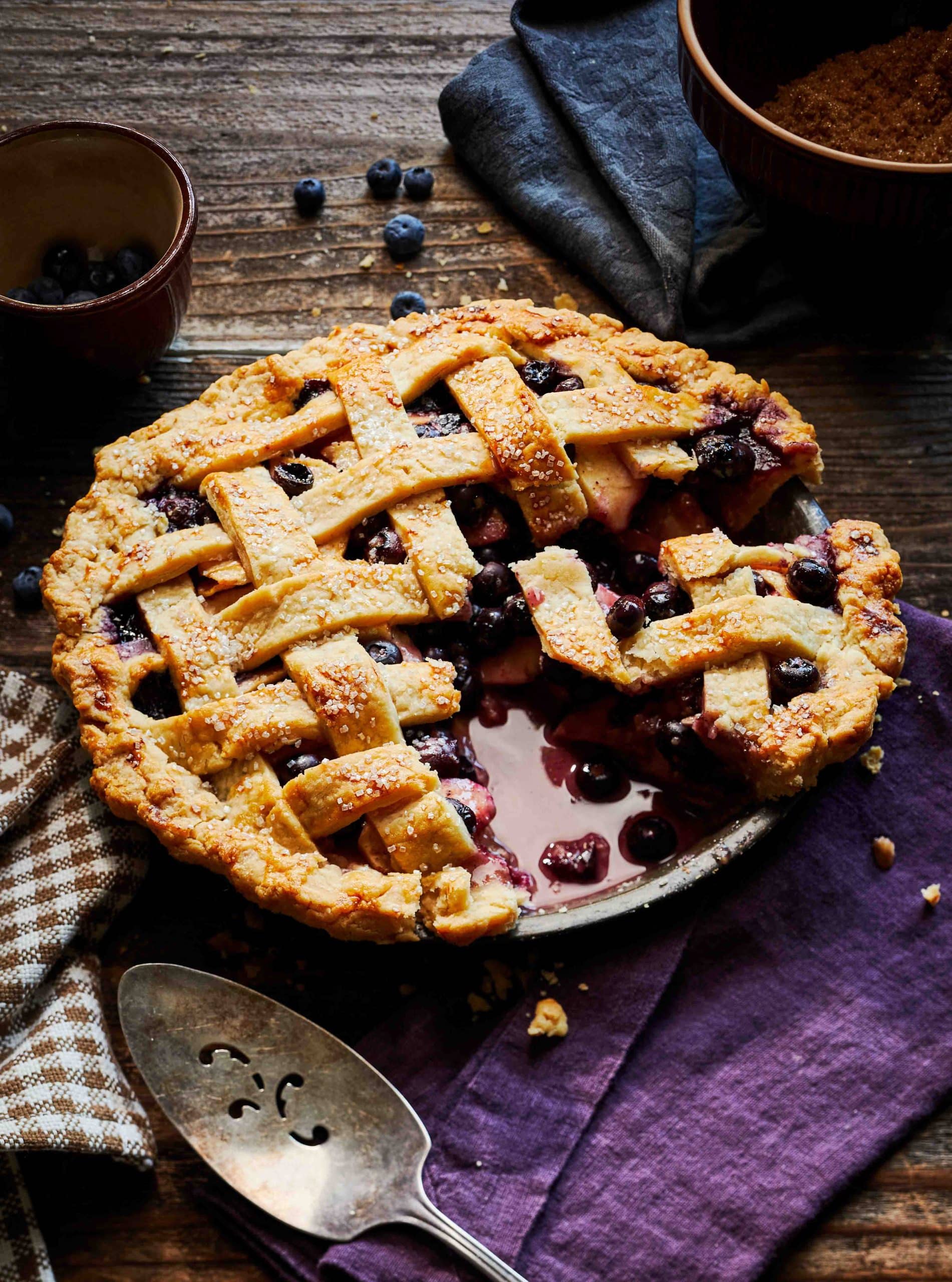 apple blueberry pie recipe