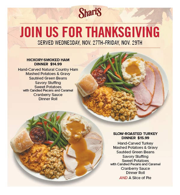 thanksgiving meal restaurant near me