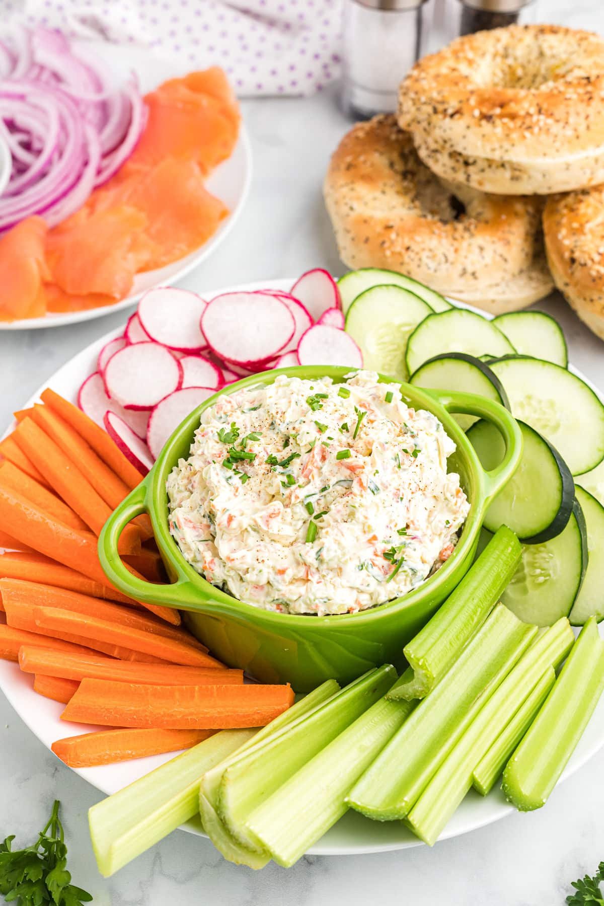 vegetable cream cheese recipe