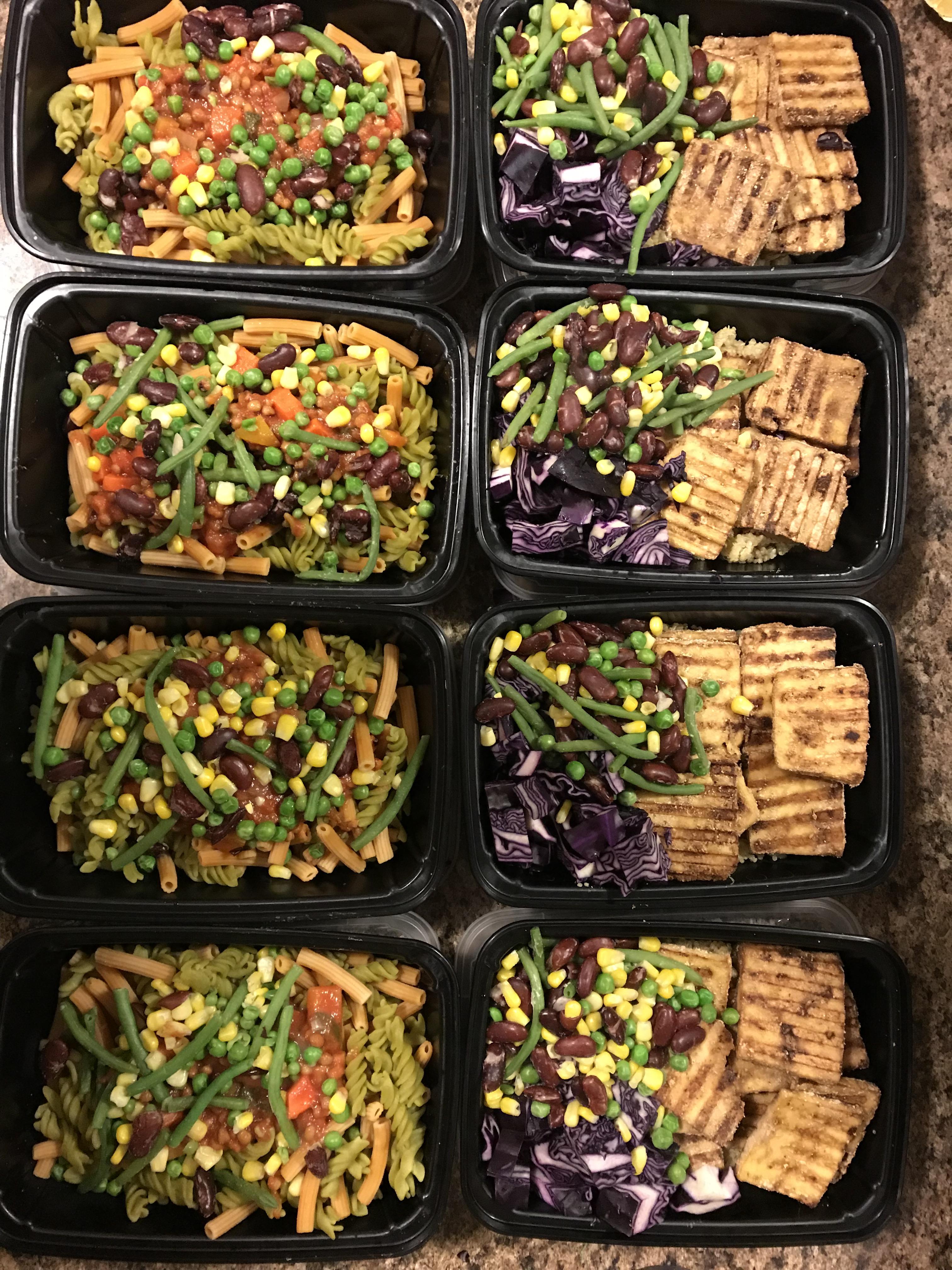 vegan bodybuilding meal prep