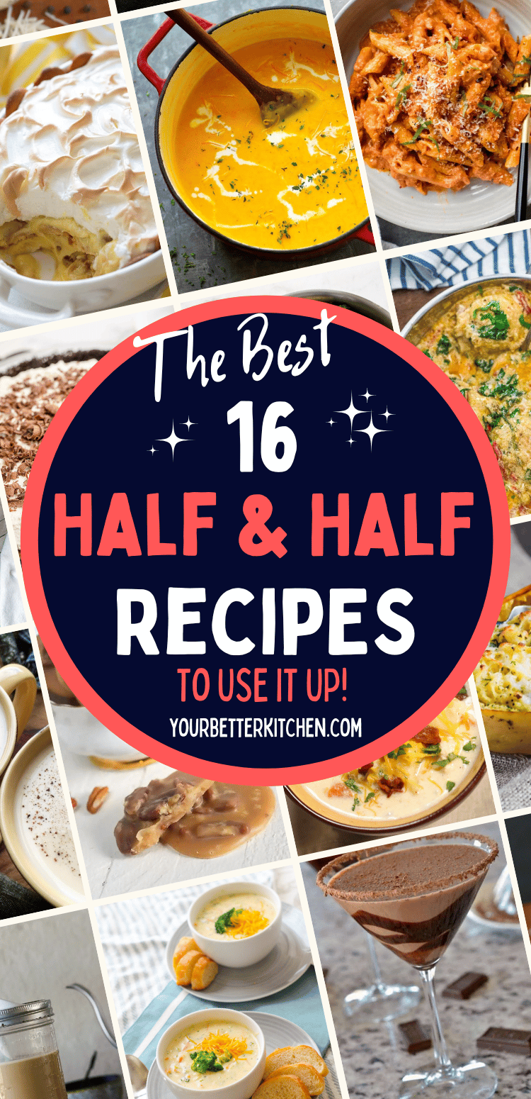 recipes that use half and half