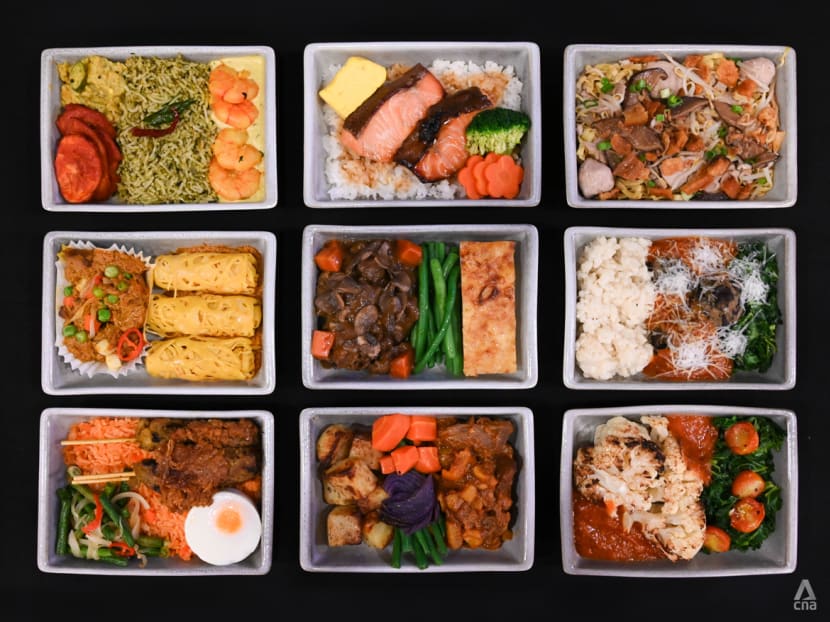singapore airlines meal selection