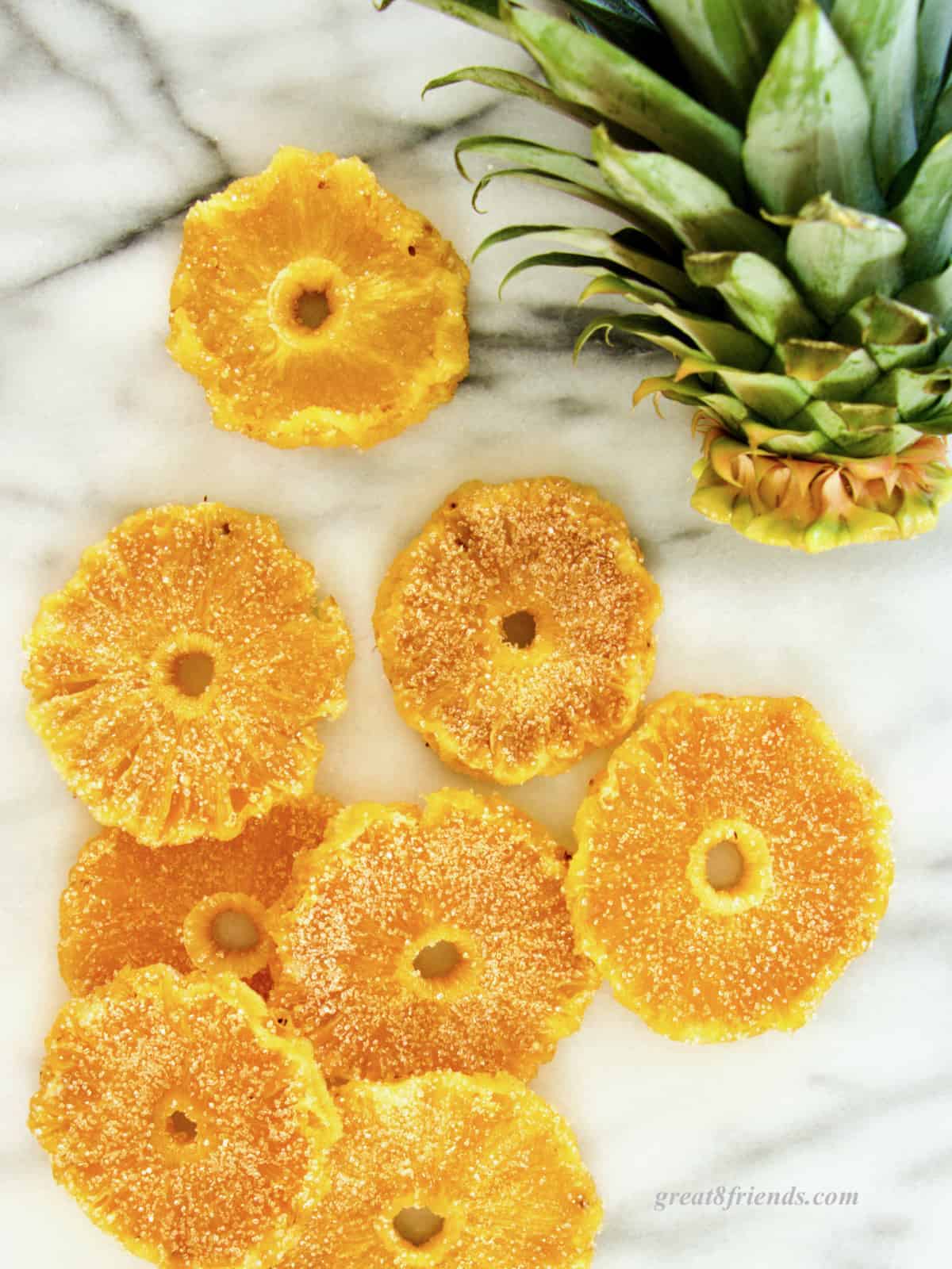 recipe for candied pineapple