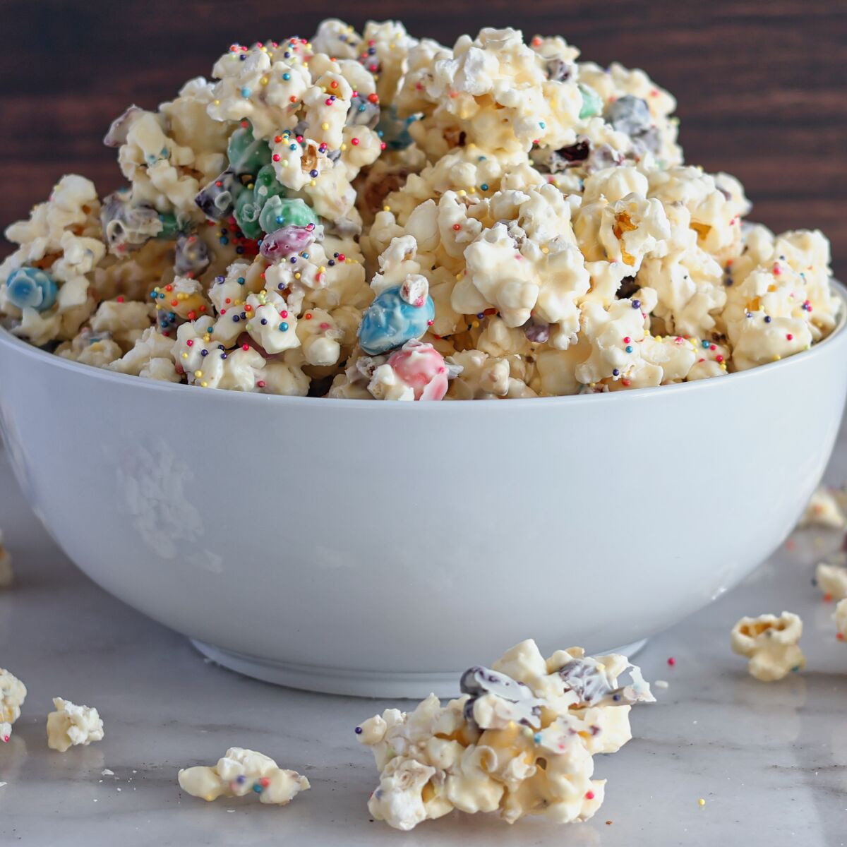recipe for popcorn and white chocolate