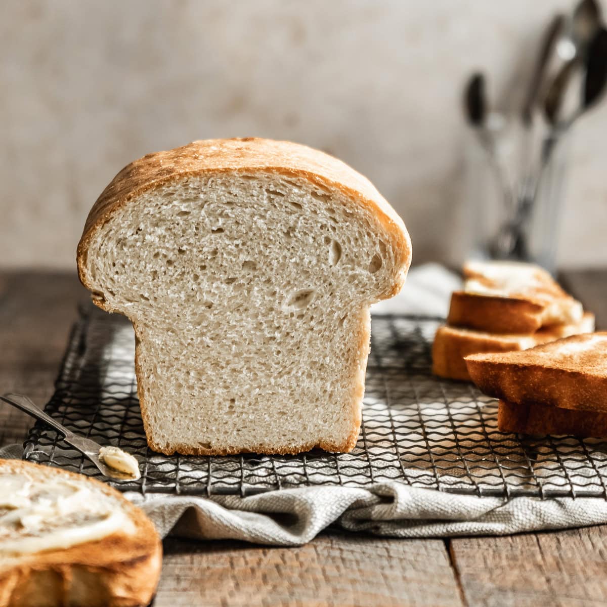 sourdough discard sandwich bread recipe