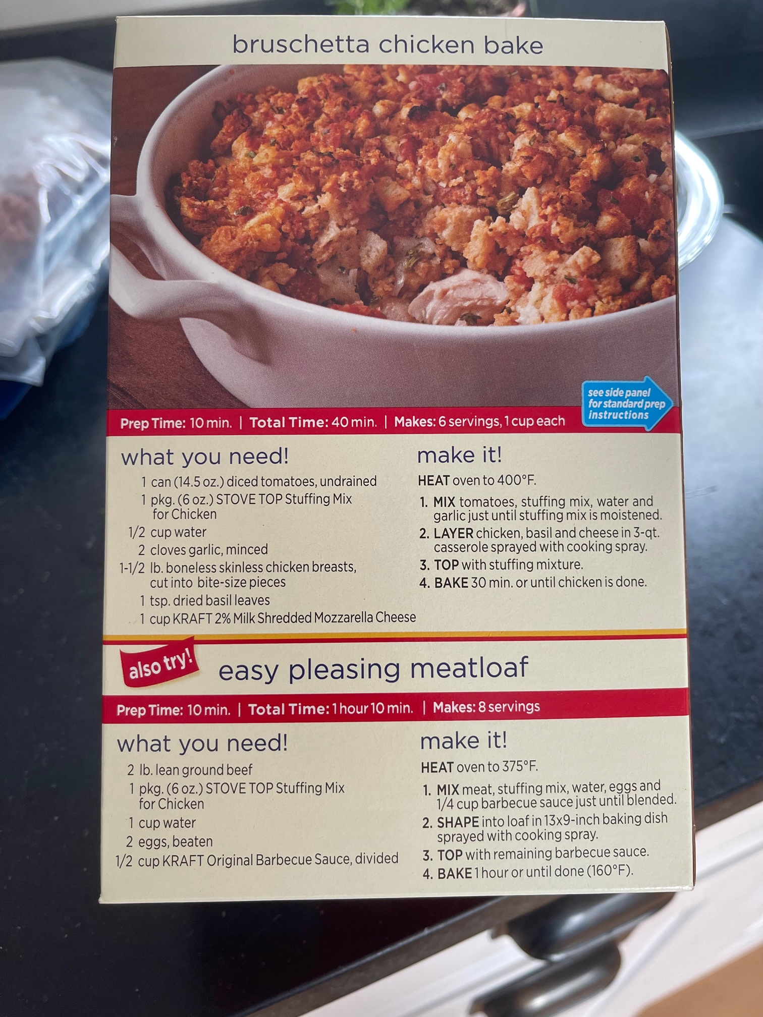 meatloaf recipe using stuffing mix