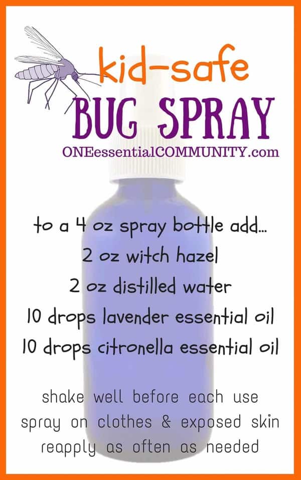 peppermint oil bug spray recipe