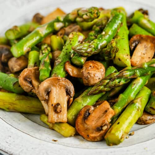 recipes using asparagus and mushrooms