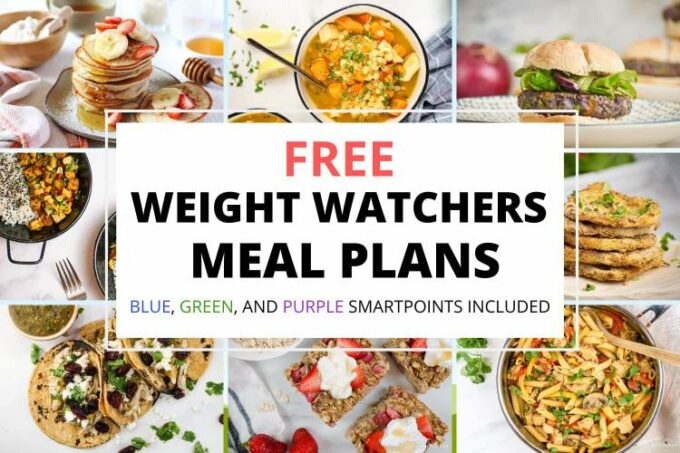 weight watchers meal plan