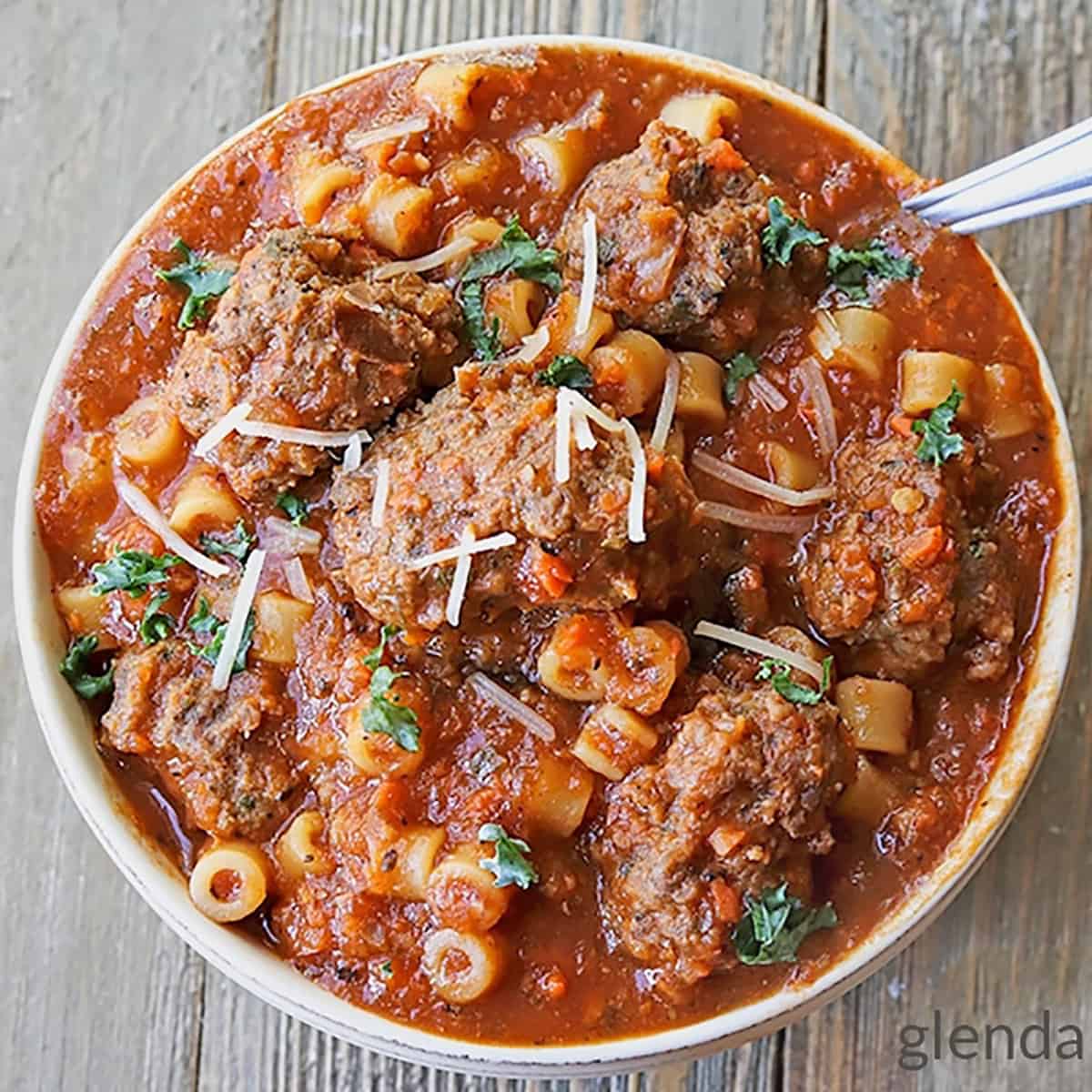 stew meatballs recipe
