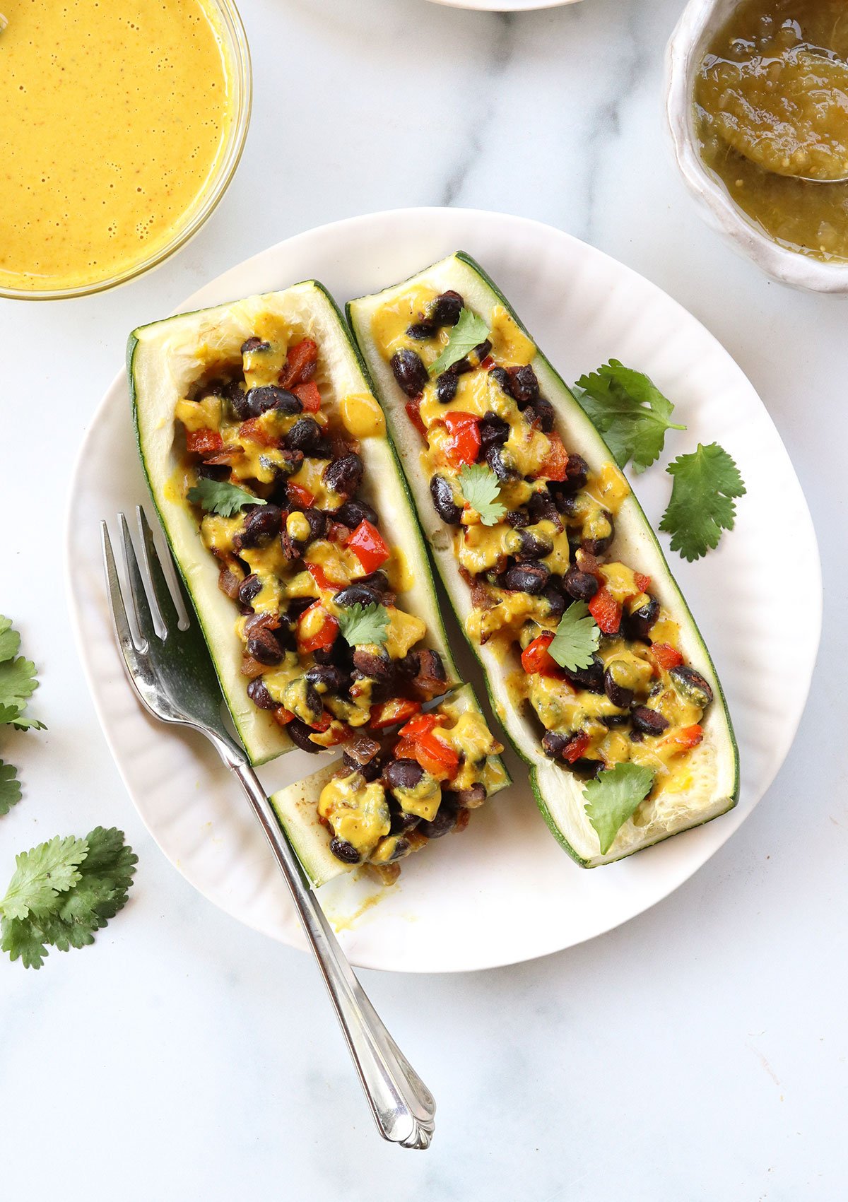 vegetarian stuffed zucchini recipes