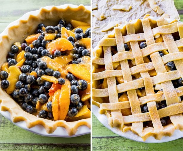 peach blueberry pie recipe