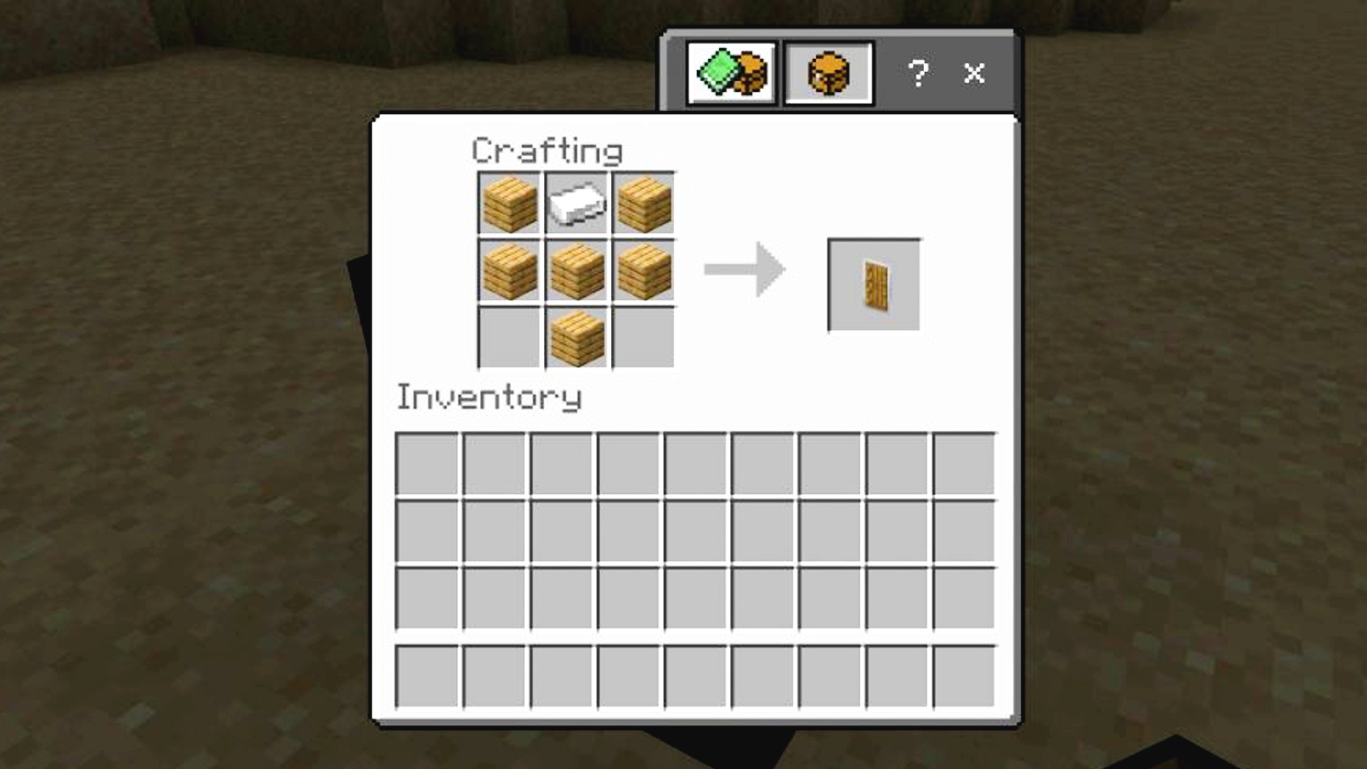 shield recipe in minecraft