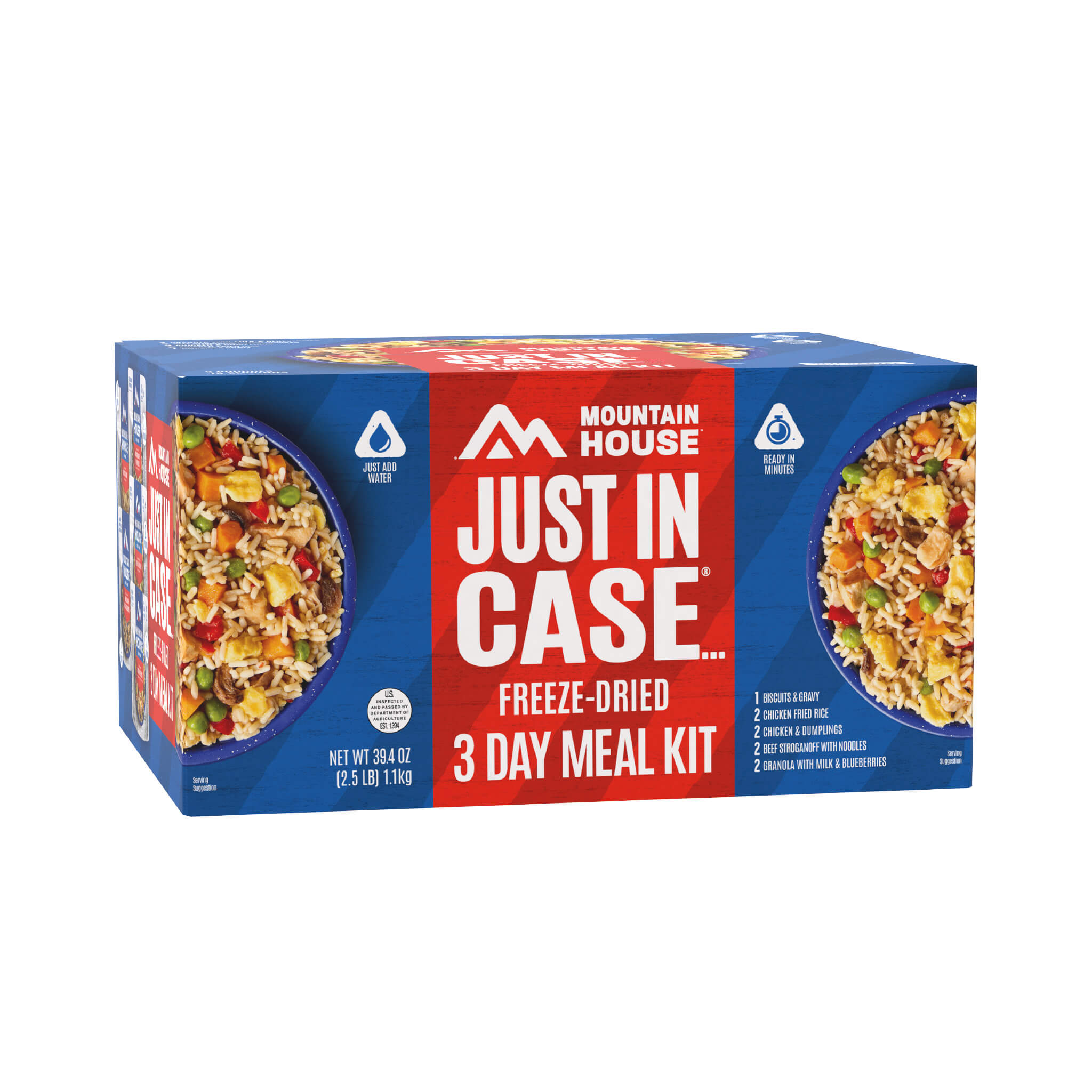 mountain house emergency meals
