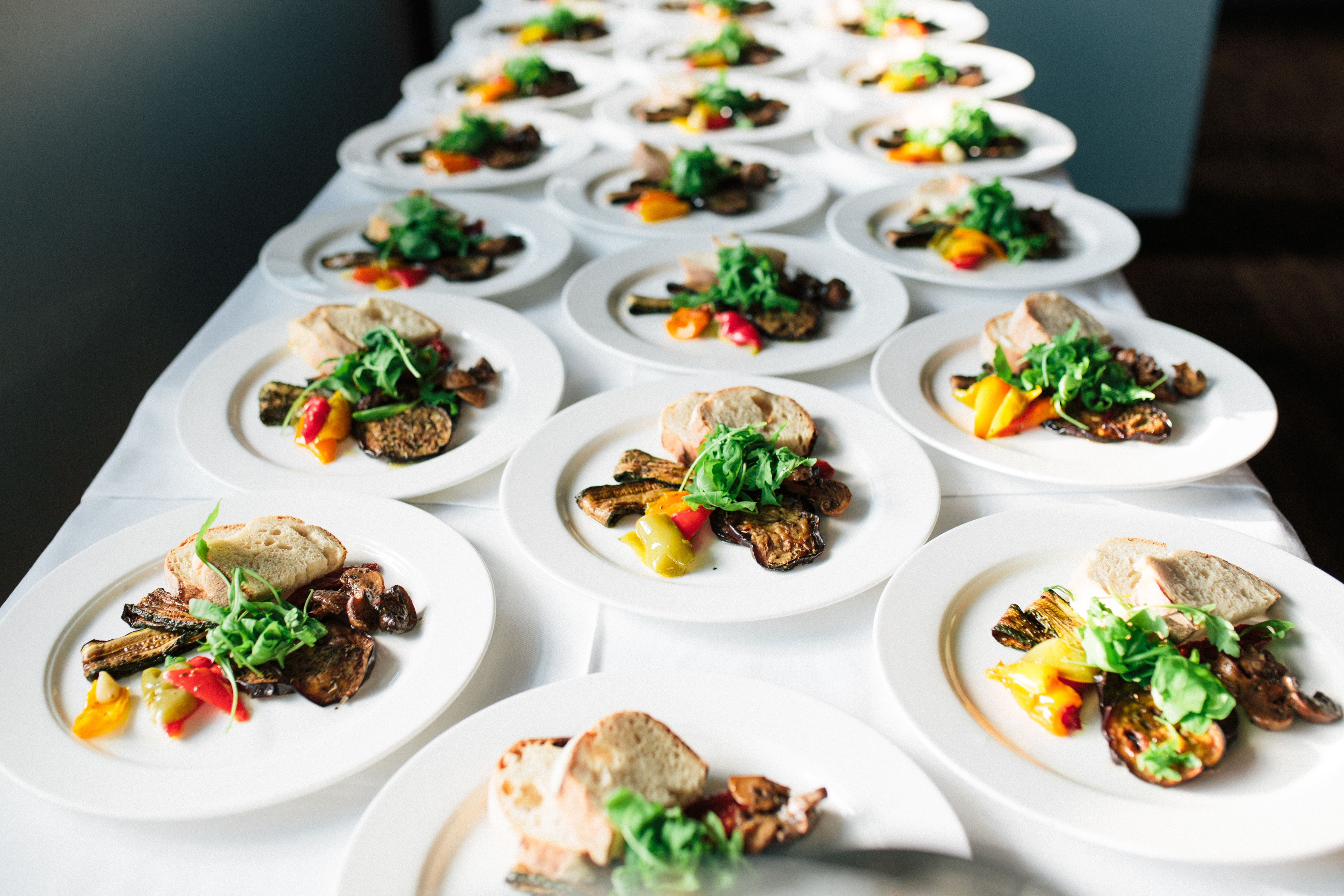 vegetarian wedding meals
