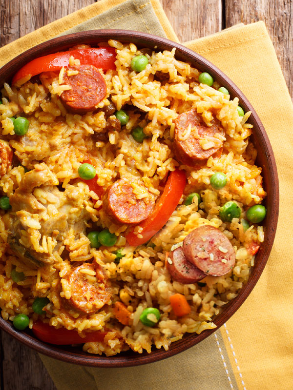 polish kielbasa recipes with rice